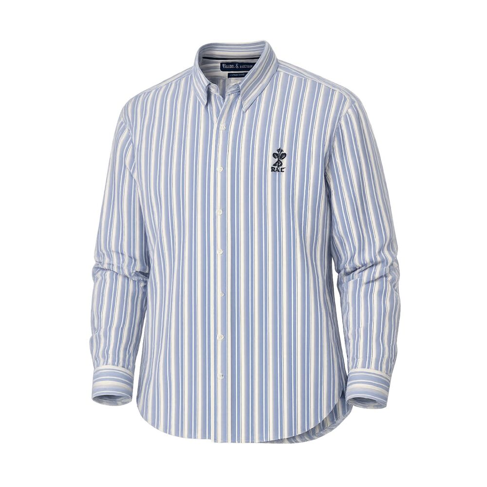 Ralph Lauren Custom Fit Striped Button Down Shirt Men’s XXL Blue Yellow Preppy